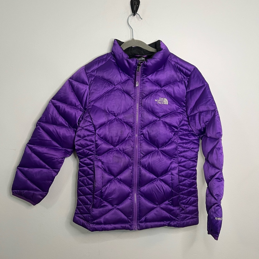 The North Face Purple 550 Puffer Jacket